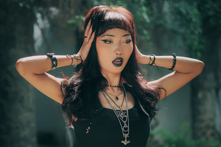 80s Goth Makeup