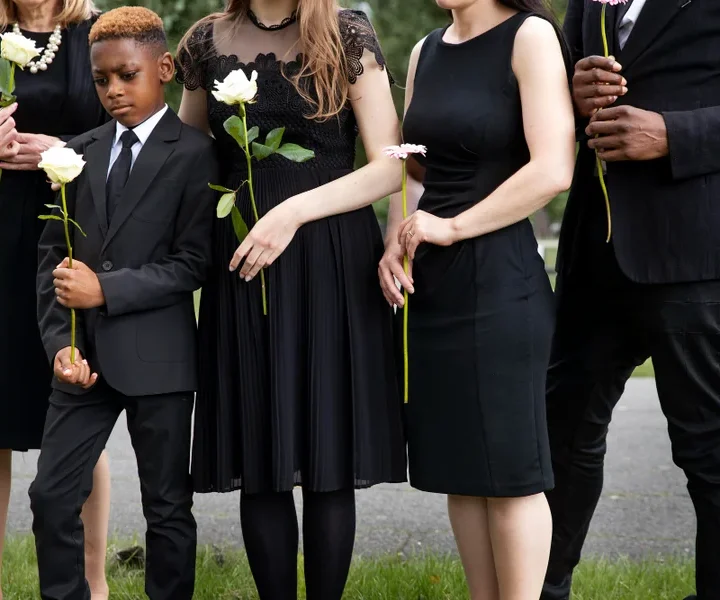 funeral woman