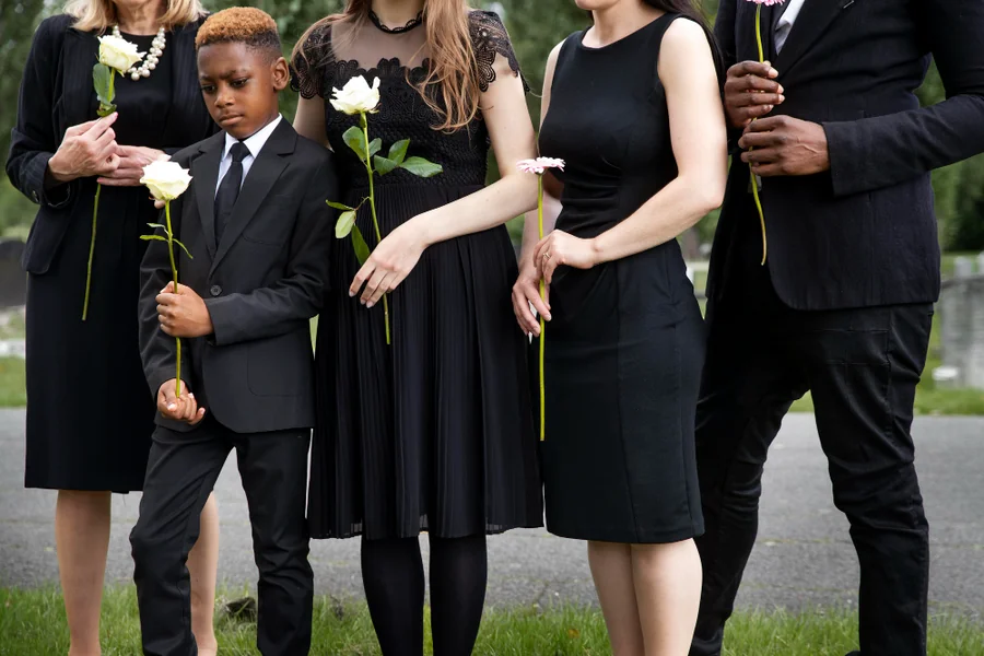 funeral woman